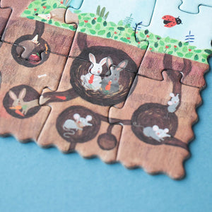 Taschenpuzzle mit Beobachtungsspiel – Apfelbaum 36 Teile - Tublu.de