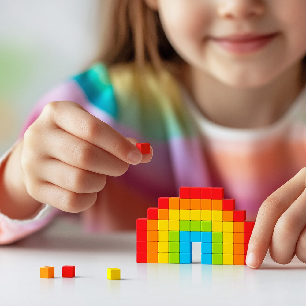 Magnetische Bausteine Rainbow