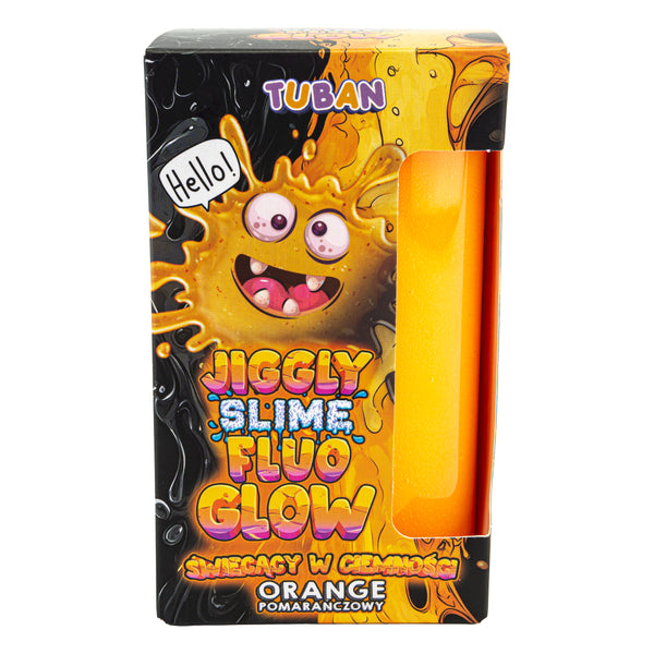 Set JIGGLY SLIME FLUO GLOW – orange 430 g