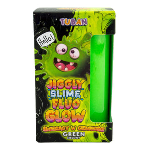 Set JIGGLY SLIME FLUO GLOW – grün 430 g