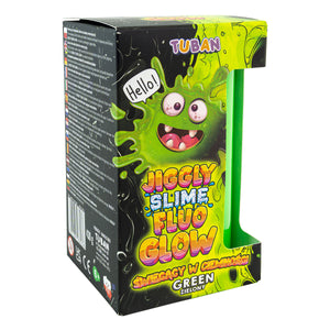 Set JIGGLY SLIME FLUO GLOW – grün 430 g