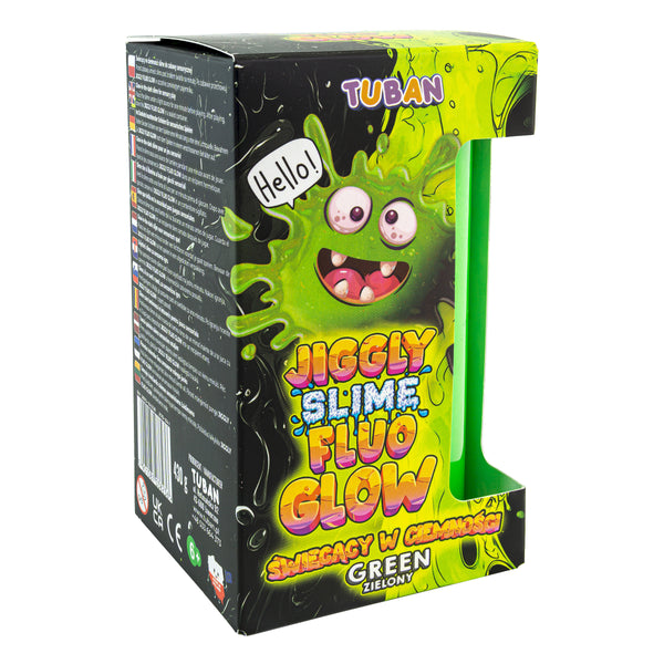 Set JIGGLY SLIME FLUO GLOW – grün 430 g