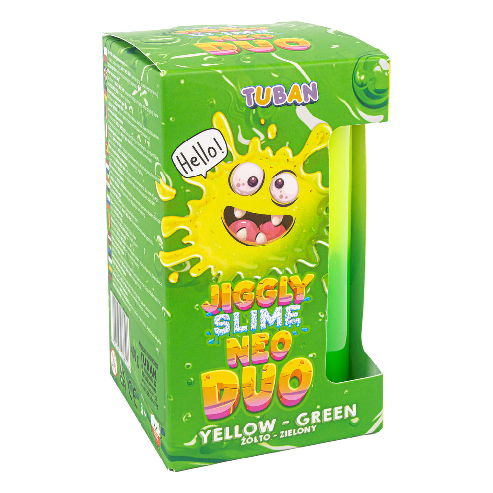 JIGGLY SLIME NEO DUO Set – gelb-grün 430 g