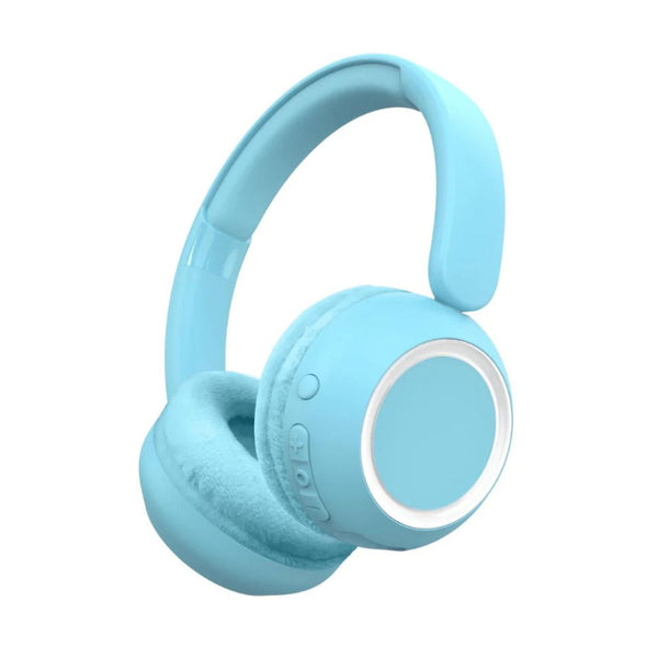 Kabellose Kopfhörer mit Beleuchtung - Blau