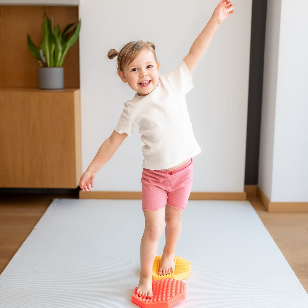 Sensorische Scheiben achteckig 4 Stück