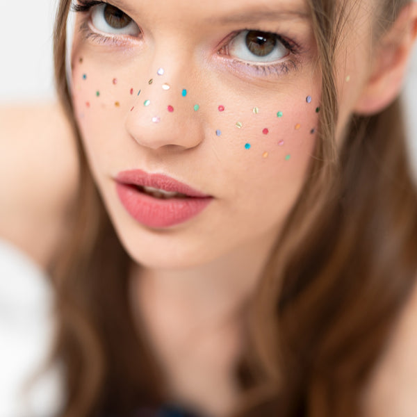 Gesichtsglitter – Sommersprossen für das Gesicht, Mix