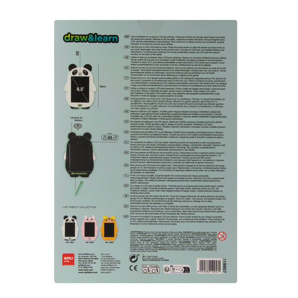 Magisches LCD-Zeichentablett – Panda - Tublu.de