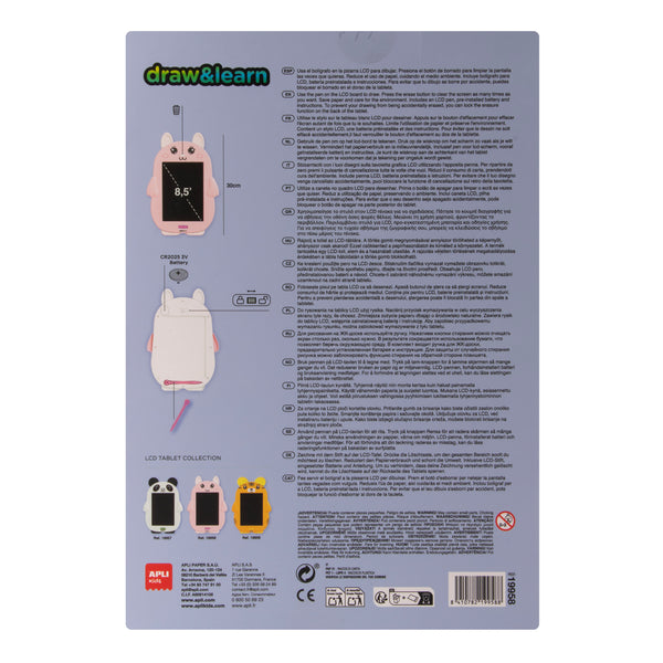 Magisches LCD-Zeichentablett – Hase - Tublu.de