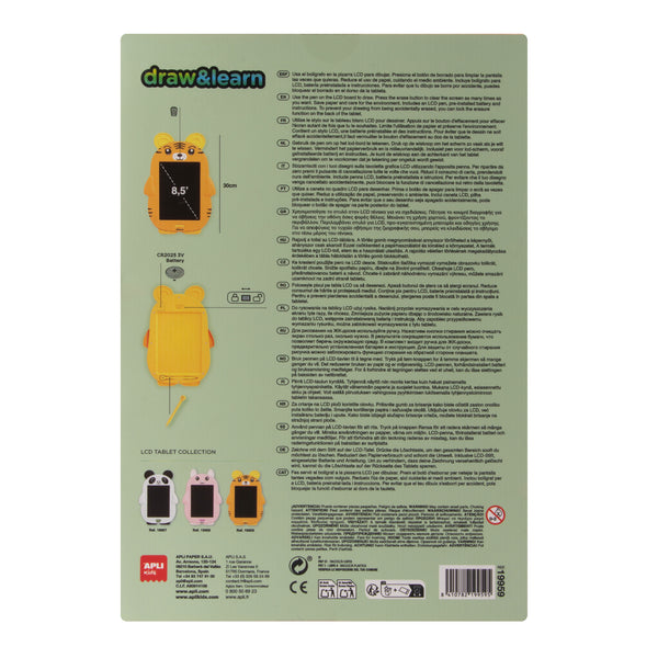 Magisches LCD-Zeichentablett – Tiger - Tublu.de