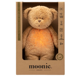 Brummender Teddybär mit Lampe Organic 2.0 – Cappuccino