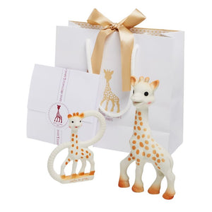 Beißring Sophie die Giraffe  – kleines Geburtstags-Set - Tublu.de