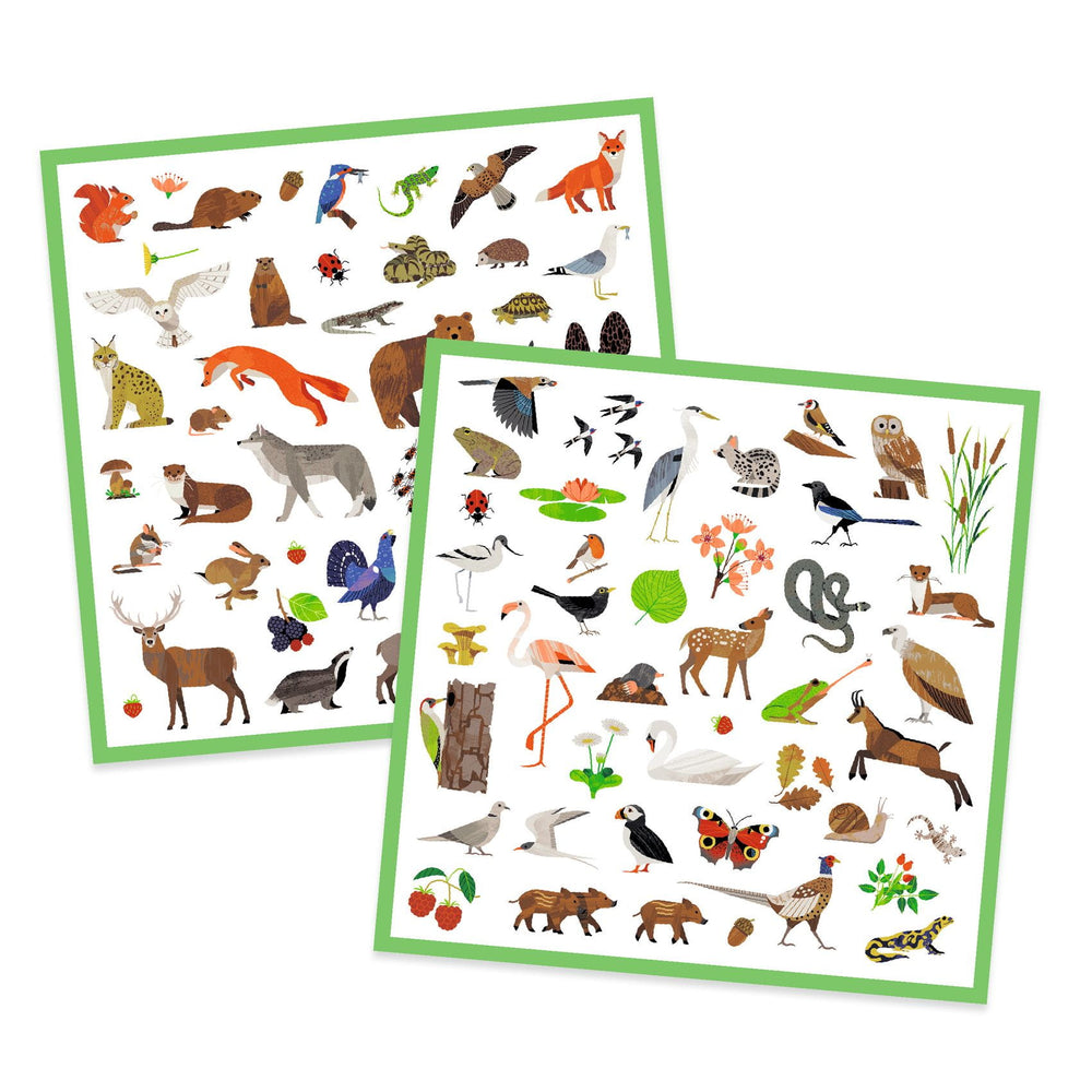 Stickerset 160 Stück – Fauna - Tublu.de