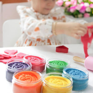 Kreativset, 100 % natürliche Knete und Zubehör – Gemüse und Obst - Tublu.de