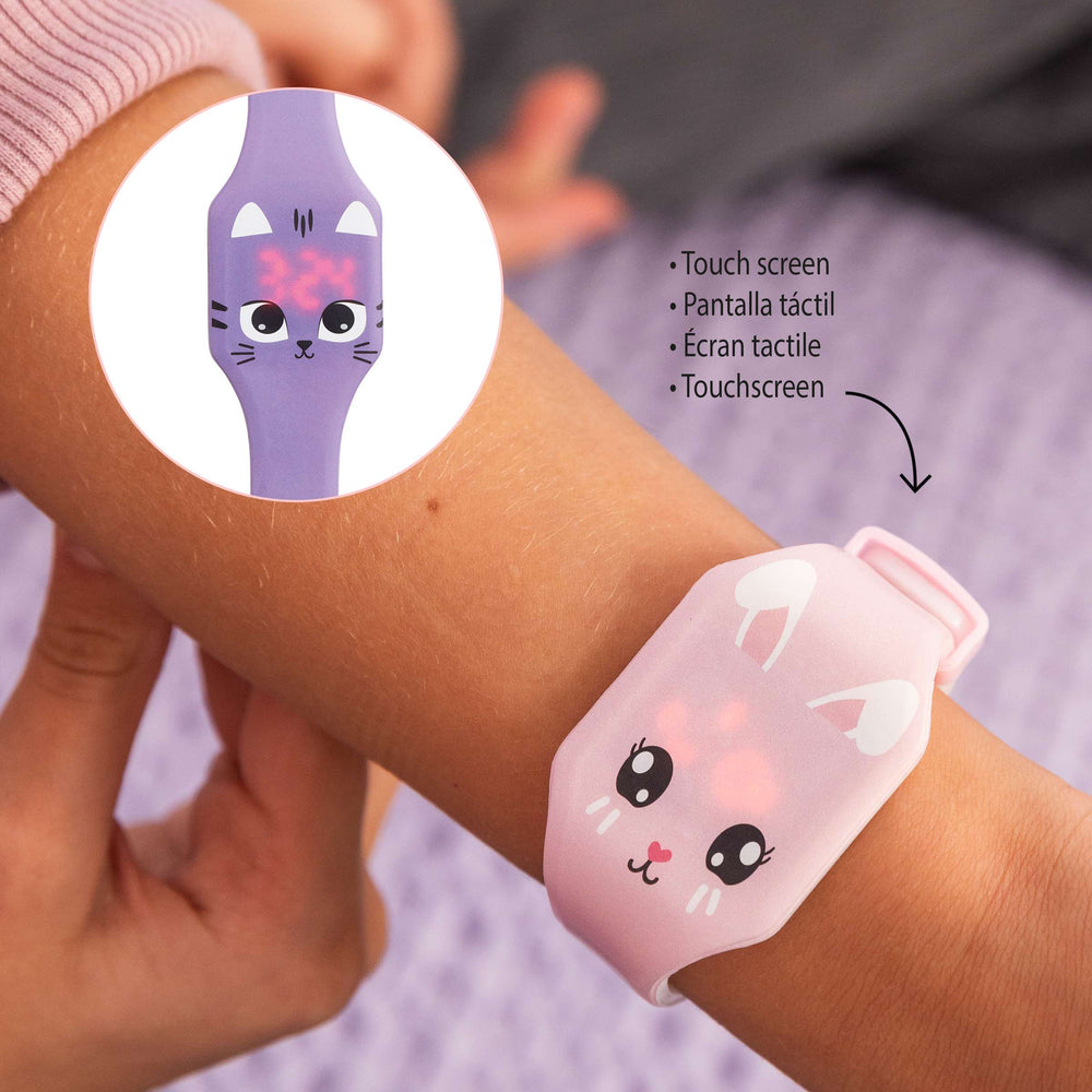Digitale Kinderuhr – Katze