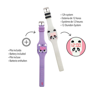Digitale Kinderuhr – Panda