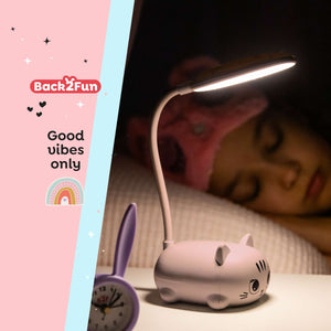 LED-Lampe – Rosa Kätzchen