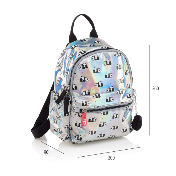Kleiner holografischer Rucksack – Panda 5 l
