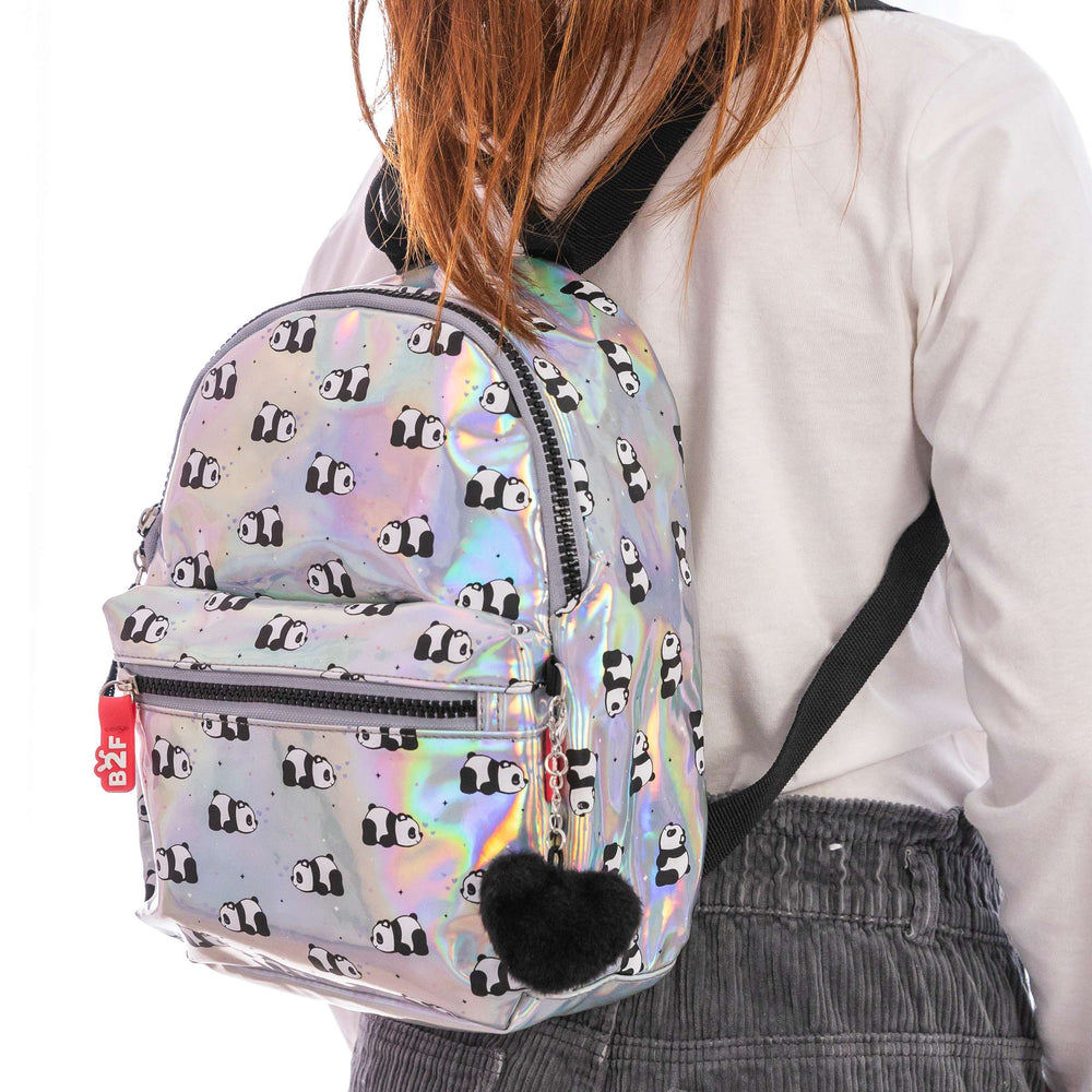 Kleiner holografischer Rucksack – Panda 5 l