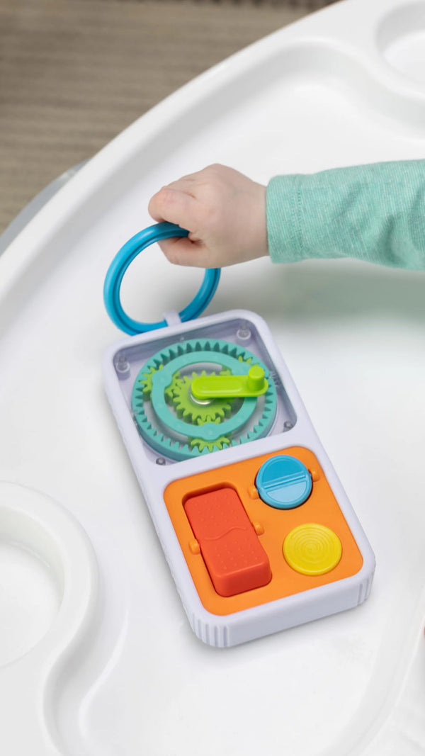 Set mit 3 sensorischen Quadraten mit Kugelschieber PlayTab - Tublu.de