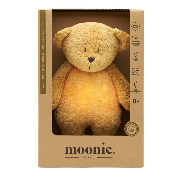 Brummender Teddybär mit Lampe Organic 2.0 – Honey