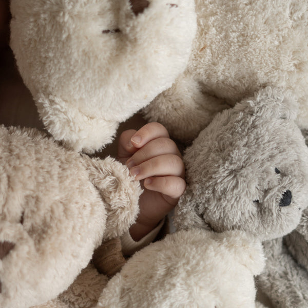 Brummender Teddybär mit Lampe Organic 2.0 – Polar