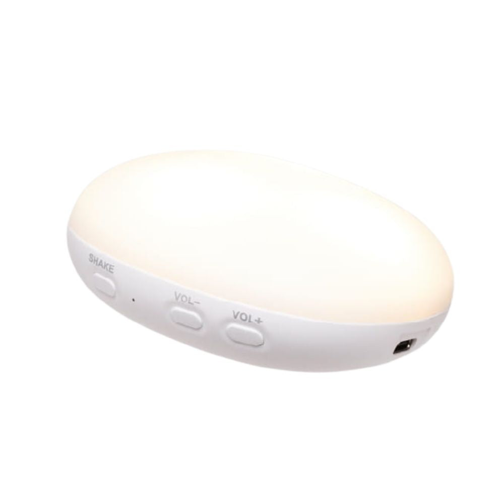Brummender Teddybär mit Lampe Organic 2.0 – Polar