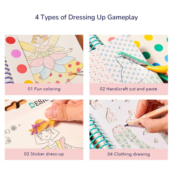 Kreativheft für kleine Visagistinnen – Prinzessin - Tublu.de