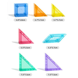 Magnetische Bausteine – Tangram 3D mit Sanduhr 7 Teile - Tublu.de
