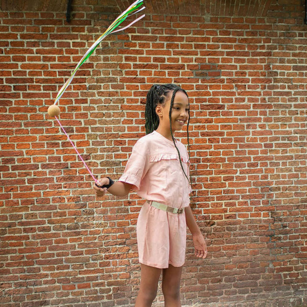 Kork-POI mit Bändern – Jonglierball - Tublu.de