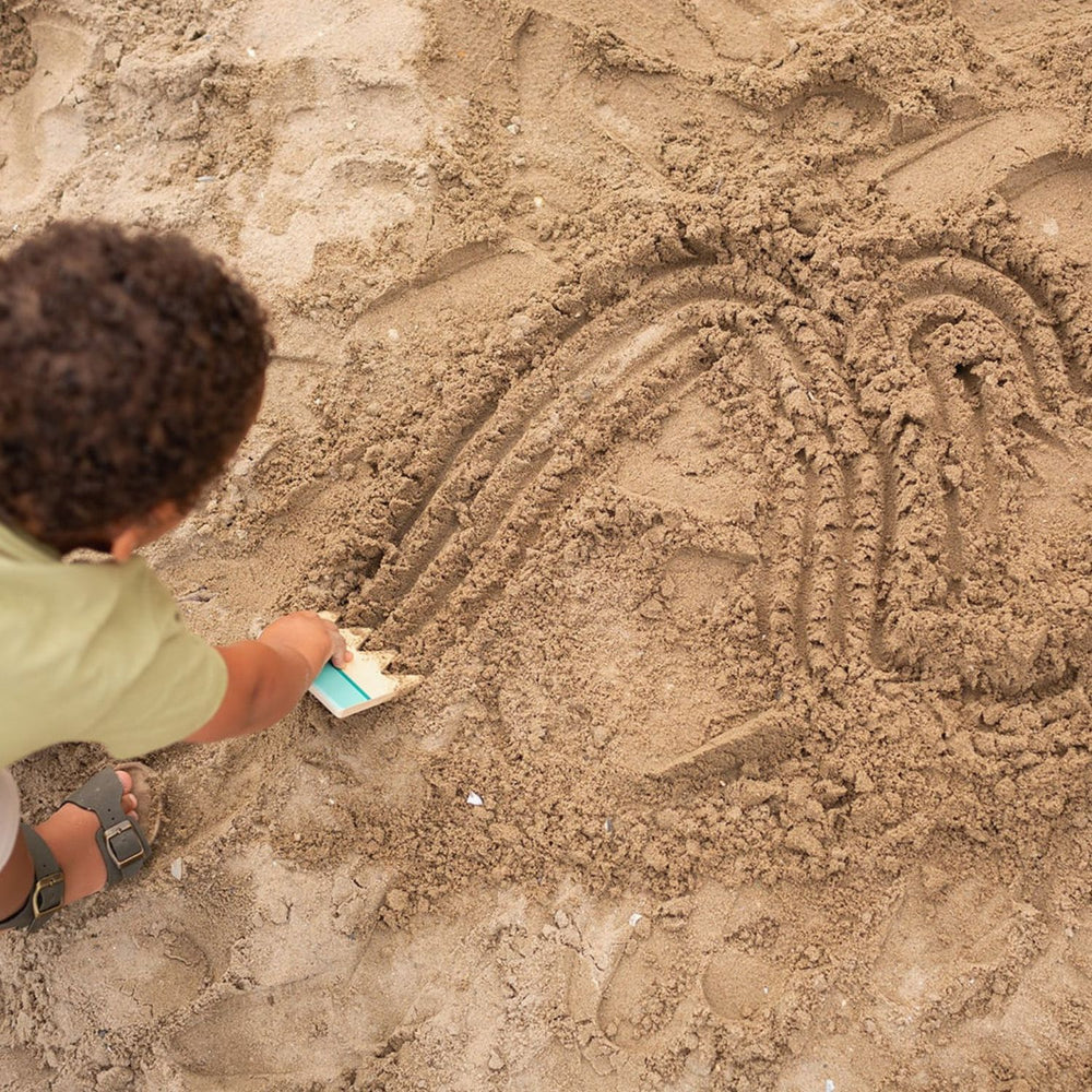 Set aus Holzschaufeln zum Formen von Mustern im Sand - Tublu.de