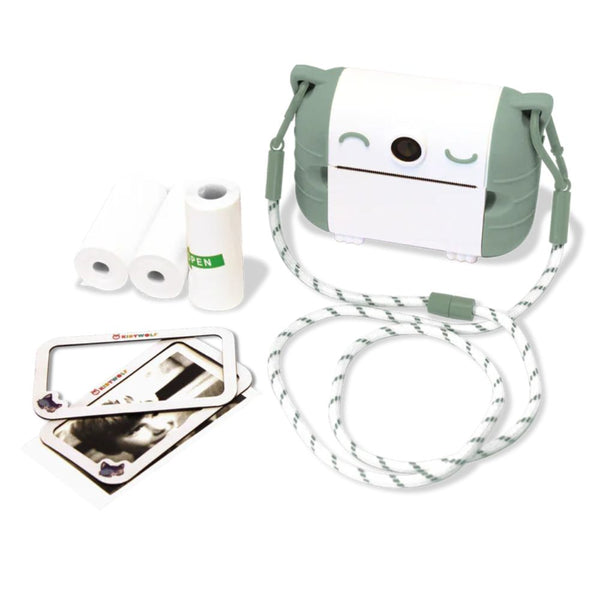 Digitalkamera mit Drucker – Green