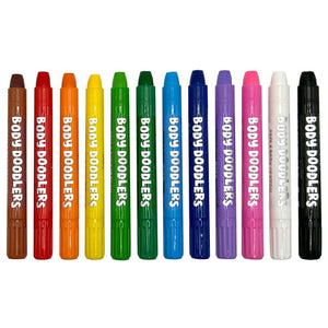 Gesichtsmalstifte – Body Doodlers, 12er-Set
