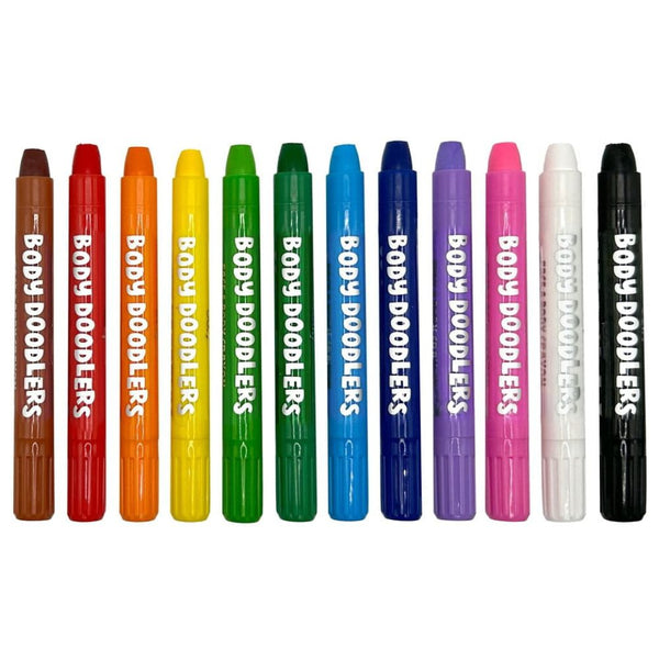 Gesichtsmalstifte – Body Doodlers, 12er-Set