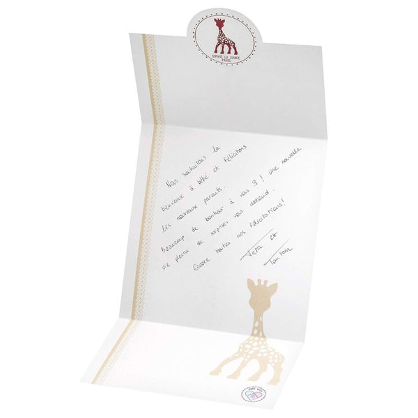 Geschenkset Sophie la girafe mit Herzrassel - Tublu.de