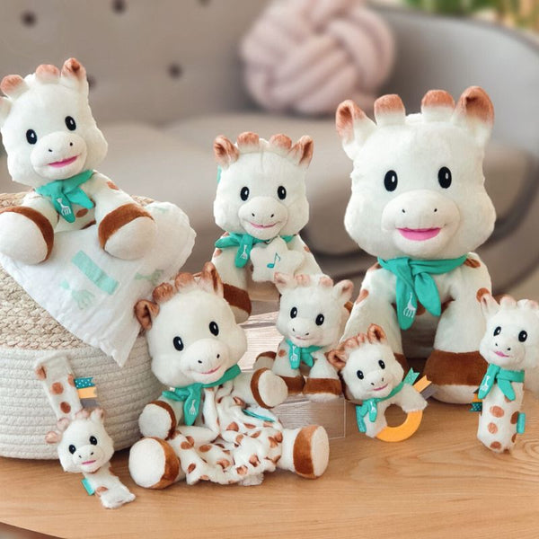 Geschenkset Sophie la girafe mit Plüschrassel - Tublu.de