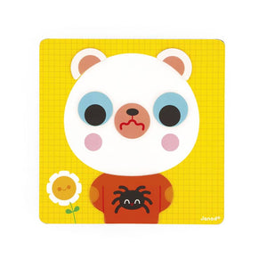 Magnetisches Puzzle – Emotionen Bär