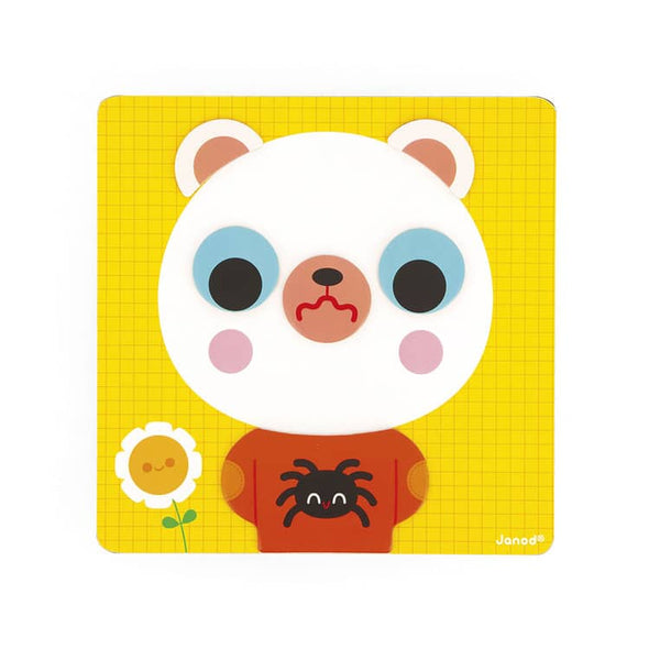 Magnetisches Puzzle – Emotionen Bär