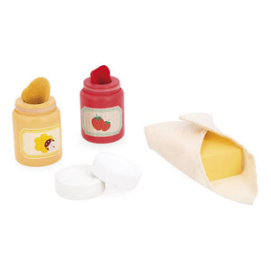 Holz-Frühstücksset mit Toaster und 12 Accessoires – Shiny Grandma