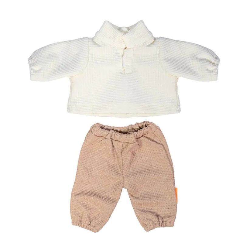 Sweatshirt und Hose für mildes Wetter für Puppen 38 cm