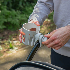 Becherhalterung – Hellgrau