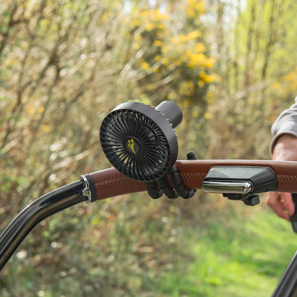 Windrad für Kinderwagen mit Akku
