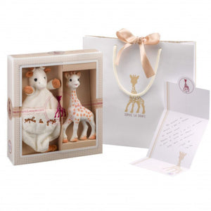 Sophie la girafe Geschenkset mit Kuscheltier