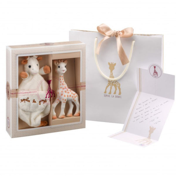 Sophie la girafe Geschenkset mit Kuscheltier