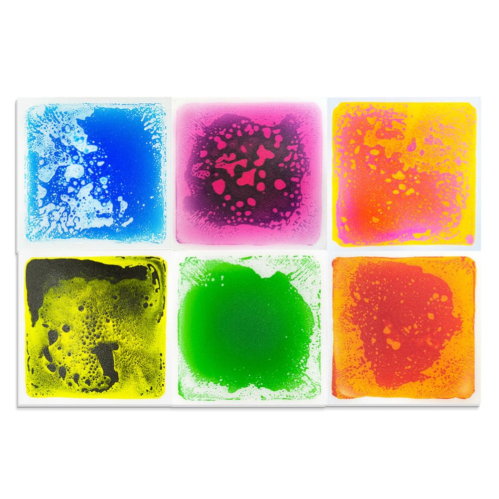 Sensorischer Pfad Flüssigkeitsplatten 30 cm 6 Stück