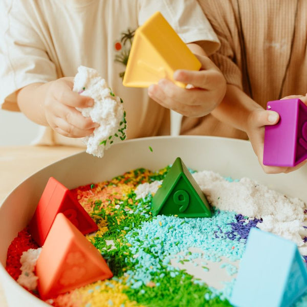 Sensorik-Spieltablett Play Tray 2-in-1 – Salbei