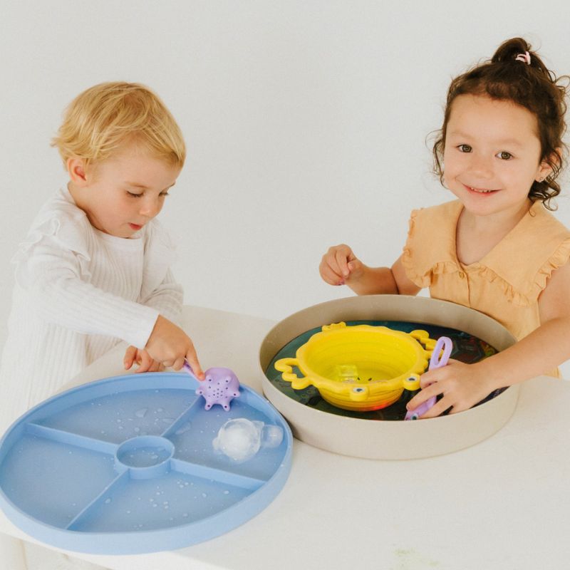 Sensorik-Spieltablett Play Tray 2-in-1 – Hellblau