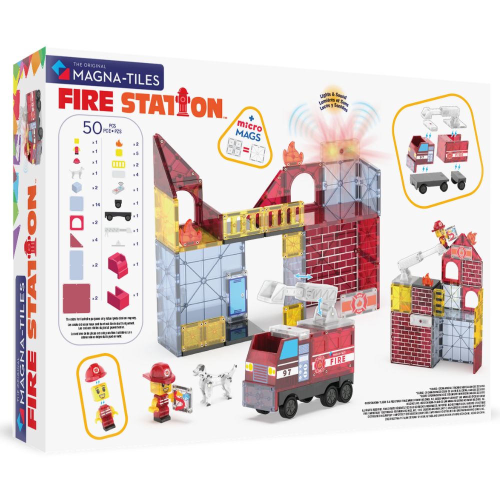 Magnetklötze – Feuerwache, 50 Teile