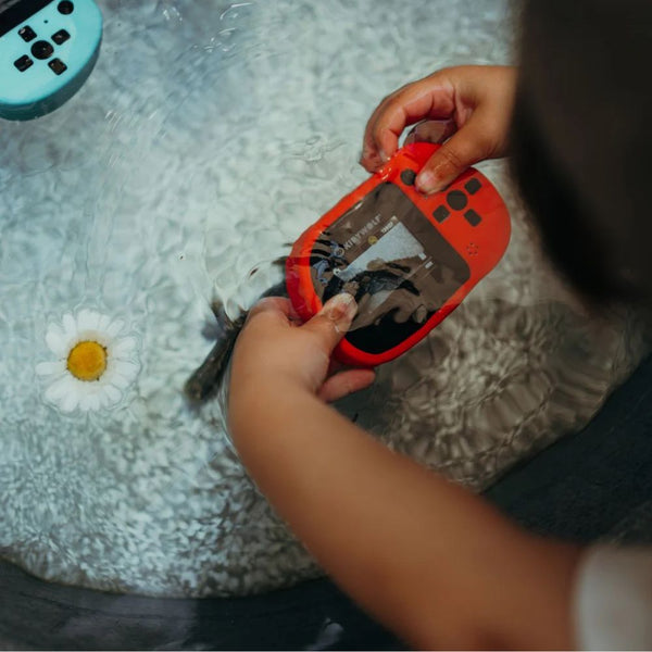 Wasserdichte Kamera für Kinder – rot