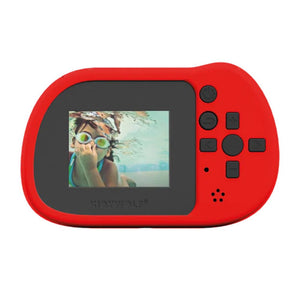 Wasserdichte Kamera für Kinder – rot