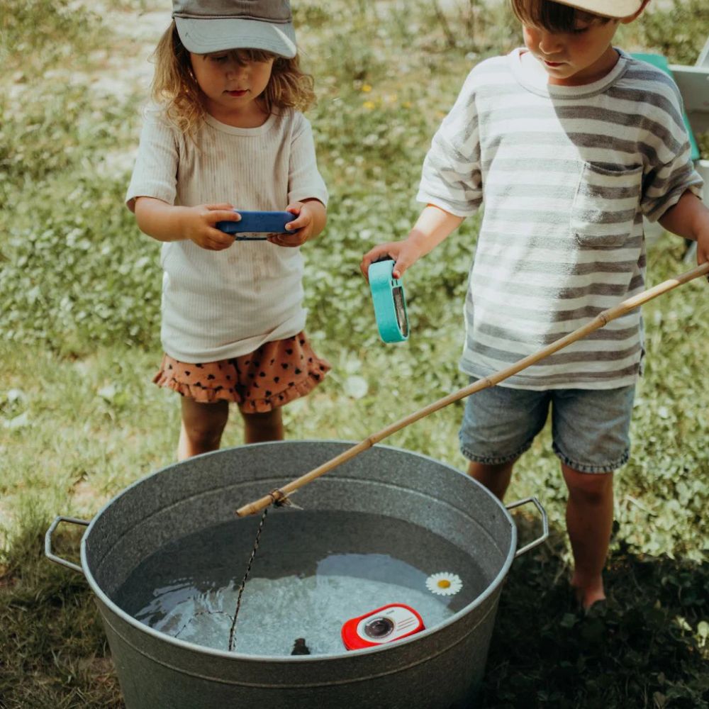 Wasserdichte Kamera für Kinder – blau